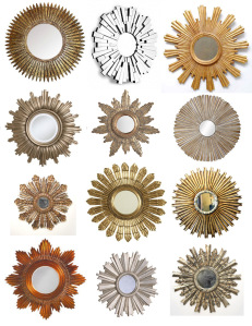 sunburst mirrors