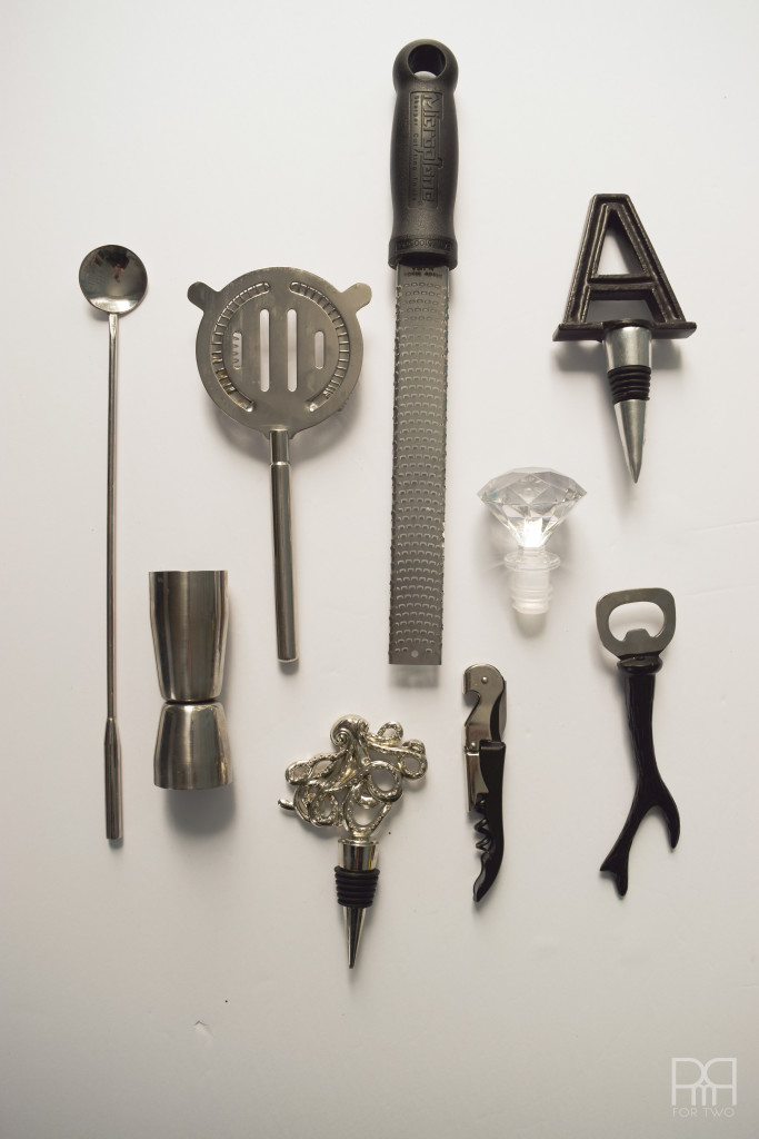 bar cart accessories
