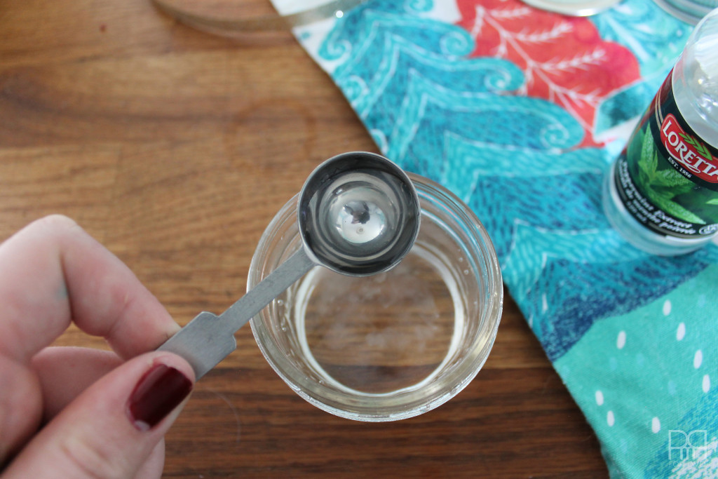 peppermint vodka measuring spoon