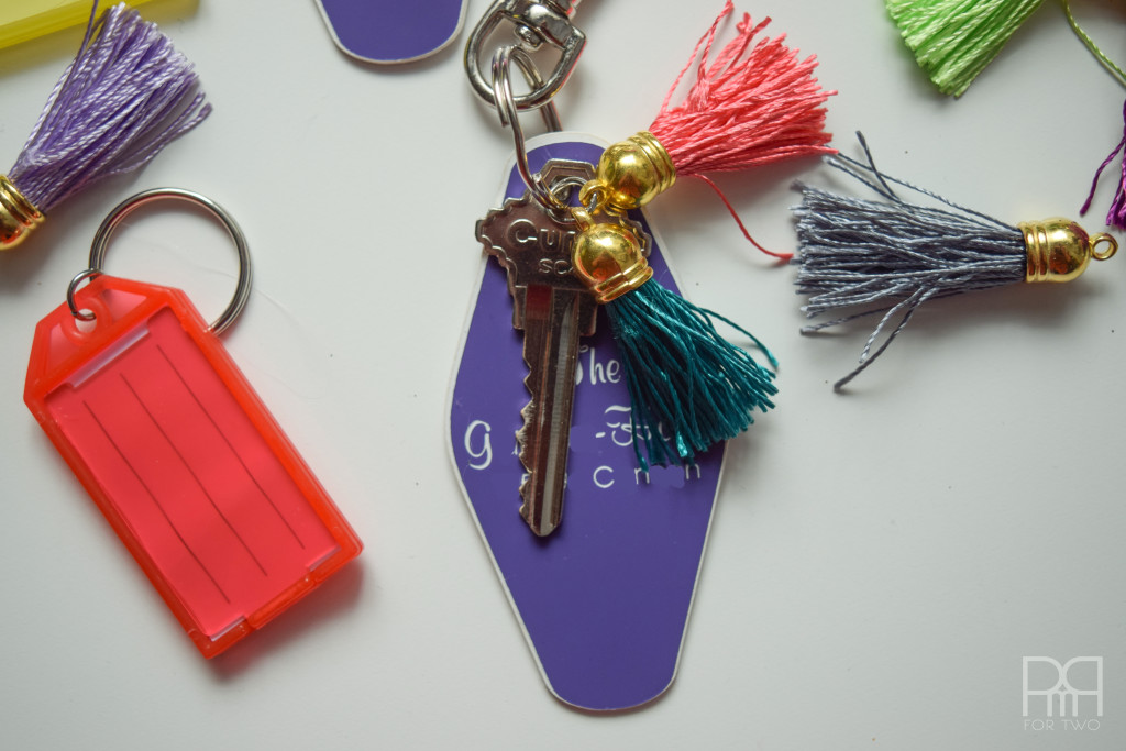 tassel keychain complete