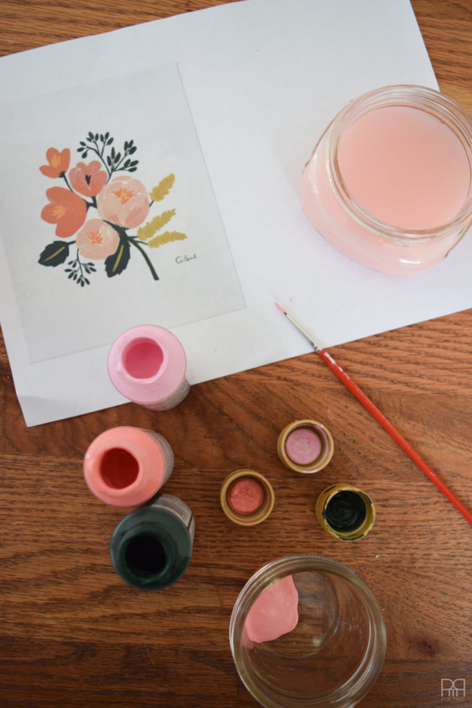 painting flowers