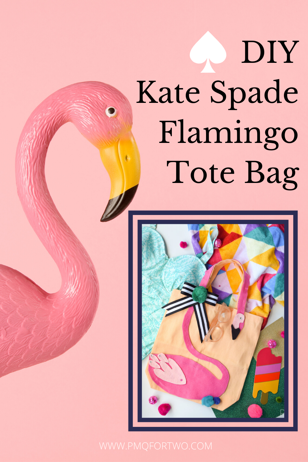 Flamingo Canvas Makeup Bag, Northlight Interiors