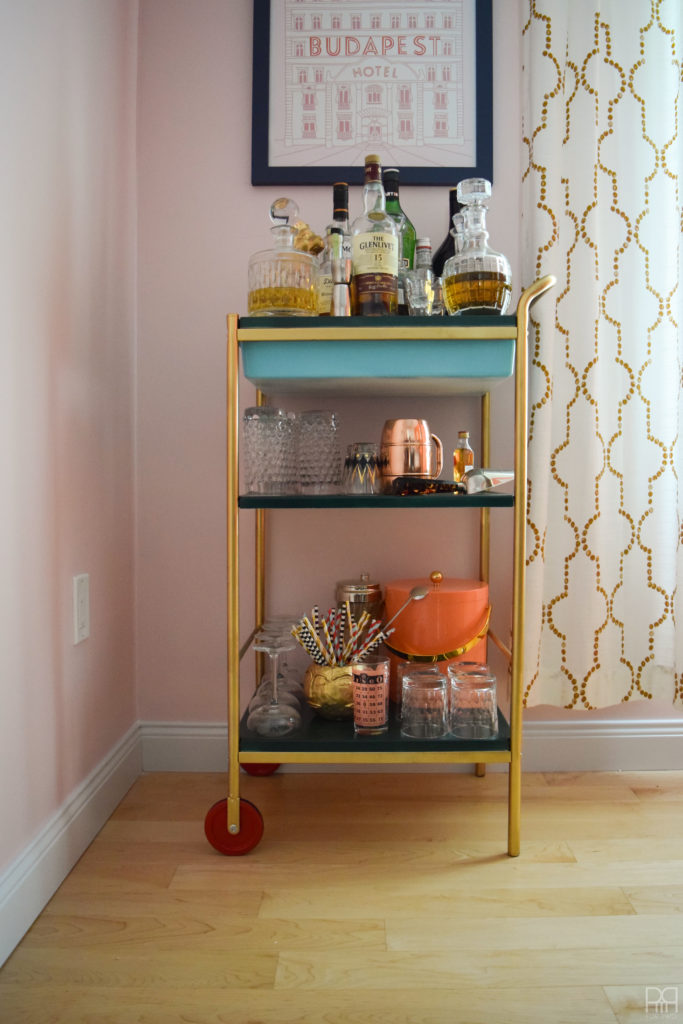 Dining room bar cart