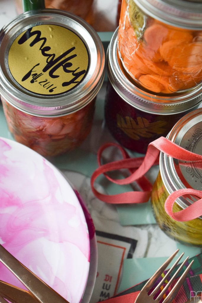 making canning jar labels with your Cricut is easy with the right materials. You just need vinyl and some cut files - come see how I did it!