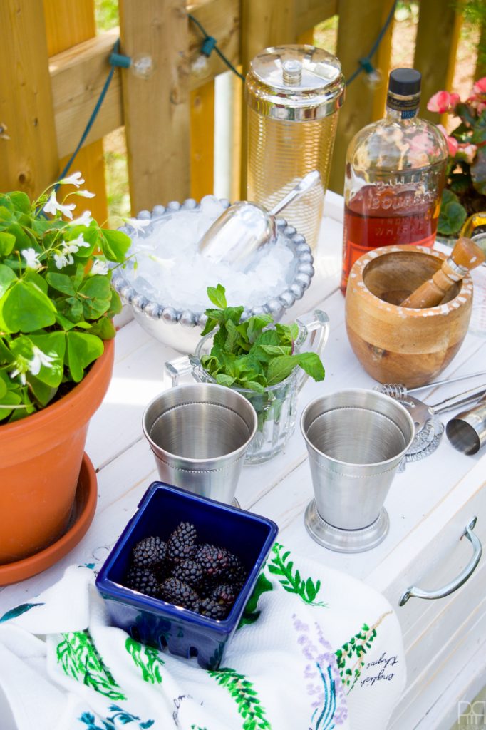 Make your own Blackberry Mint Julep and enjoy a twist on the classic summer drink, perfect for weekends, TGIFs, and any old excuse for a summer cocktail.