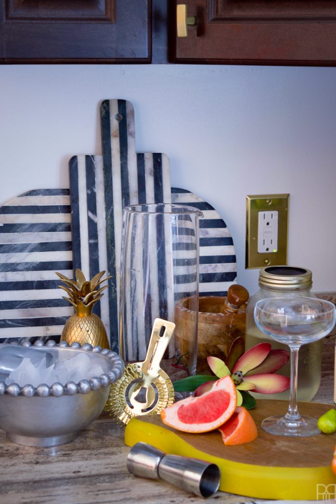 The Pink Pearl is the answer to the long pondered question: what pairs well with grapefruit juice? Cointreau and rose gin of course! this 4 ingredient cocktail is super simple and sure to put a zing in your step with its fruity and zesty notes.