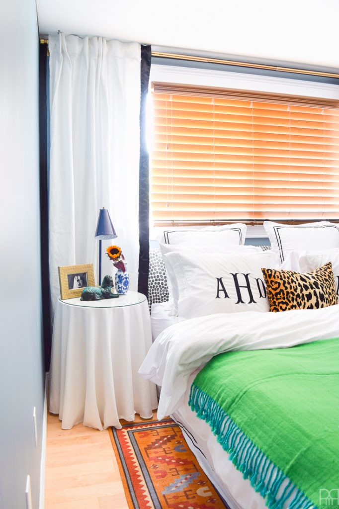 Do you love bold colours, maximalist decor, curated style and pets? Then this Kate Spade Inspired Master Bedroom is for you! I've fused the best of my style, painting techniques and decor to create a stunningly intimate master bedroom in our rental that doesn't break the budget or make the space feel too small.