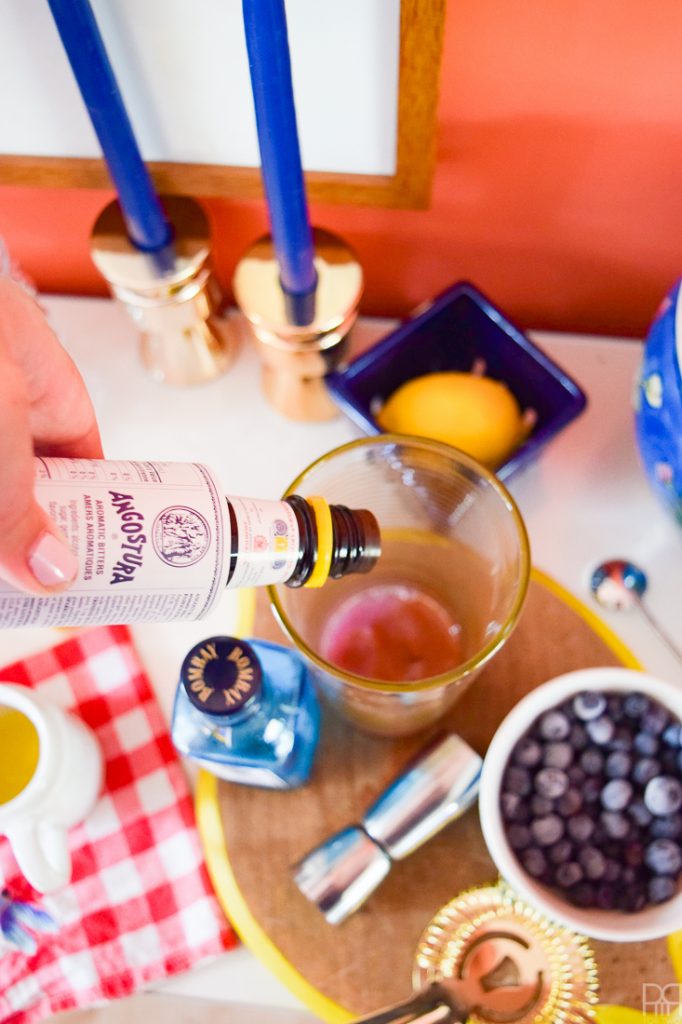 The Blueberry Gin Sour cocktail