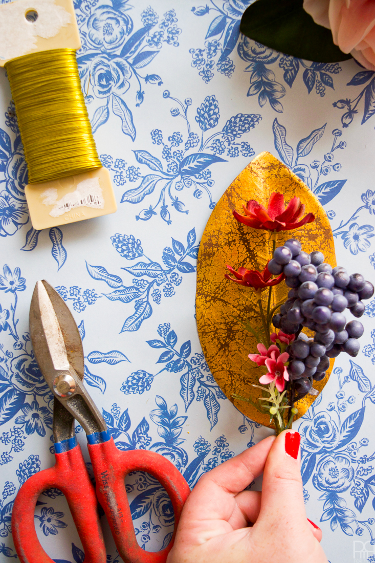 Colourful Floral Fall Hoop Wreaths