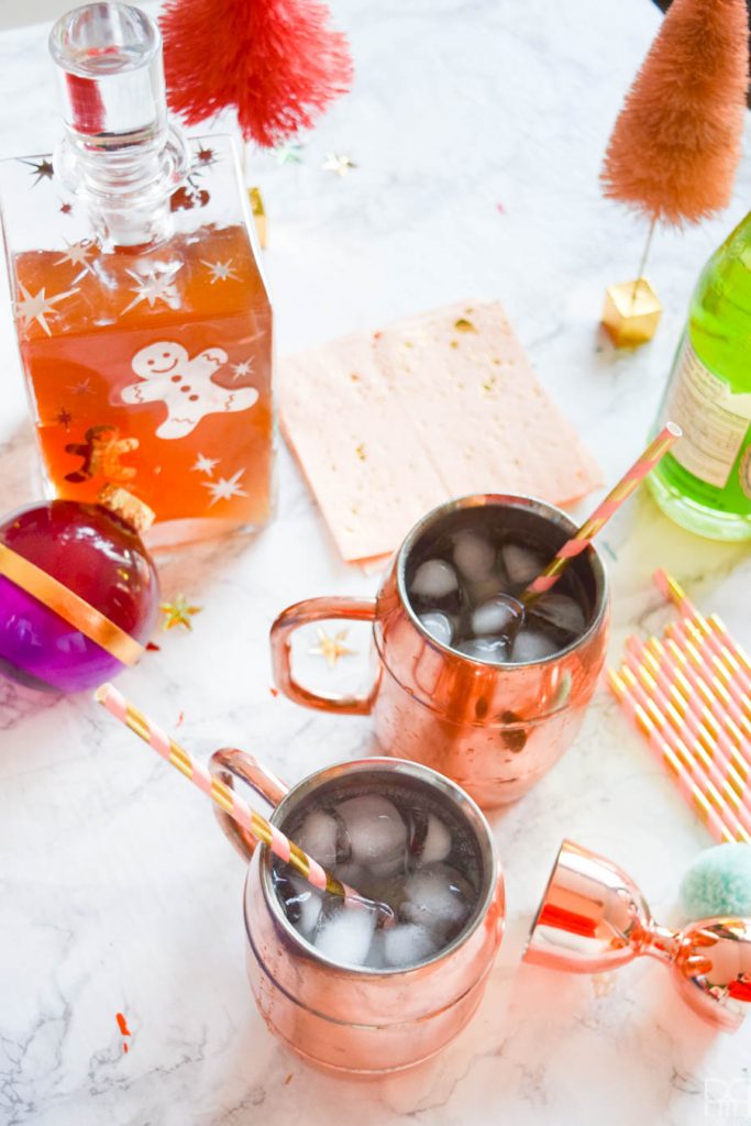 DIY Gingerbread Vodka Moscow Mule