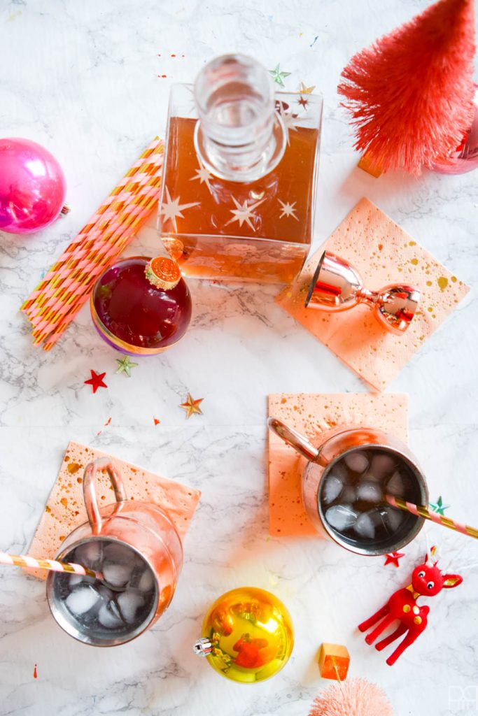 DIY Gingerbread Vodka Moscow Mule