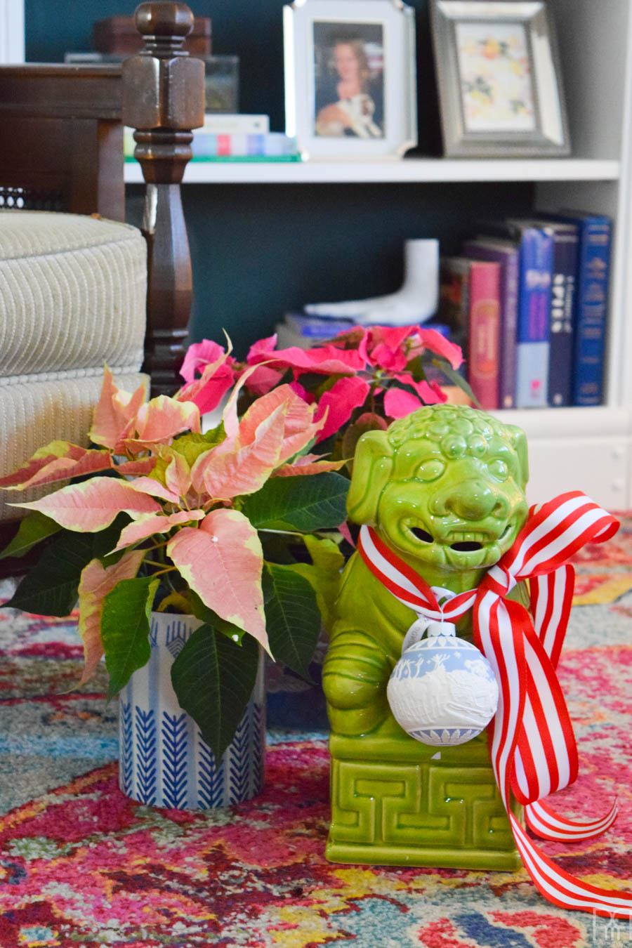 Come tour a Colourful & Eclectic Christmas Home Tour, full of rich patterns, styles and whimsical touches.