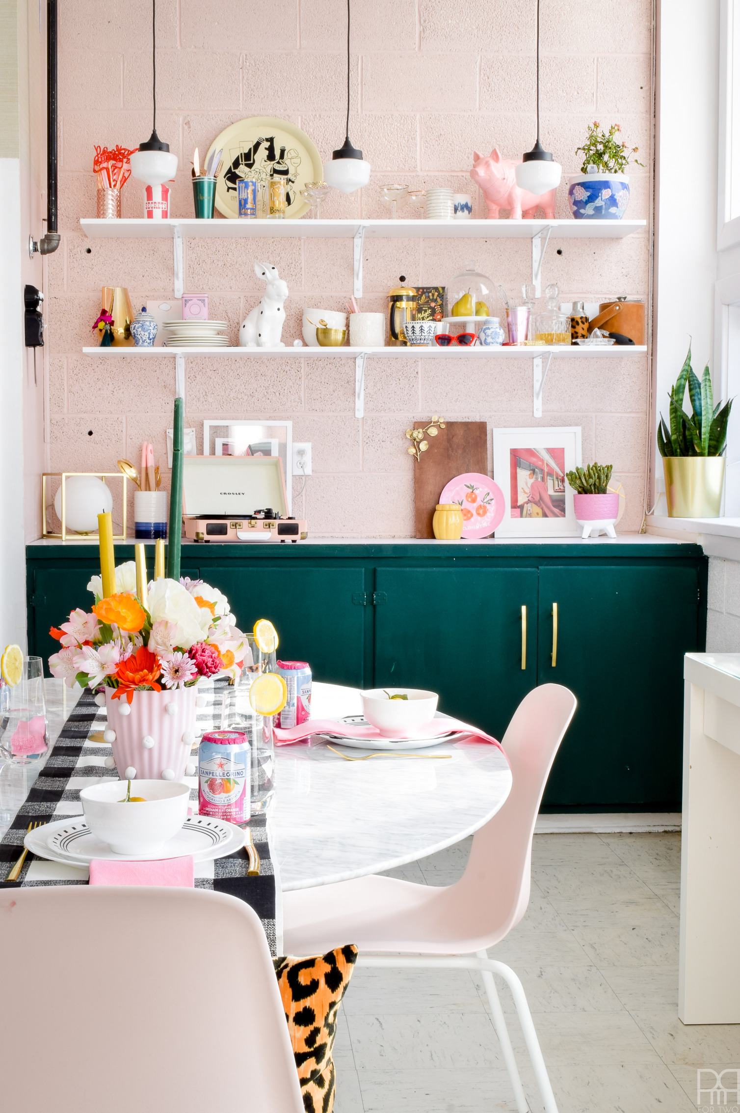 Embrace colour with a Pink & Bold Spring Tablescape. With bright florals, simple patterns, and lots of sunshine, you can create your own slice of spring.