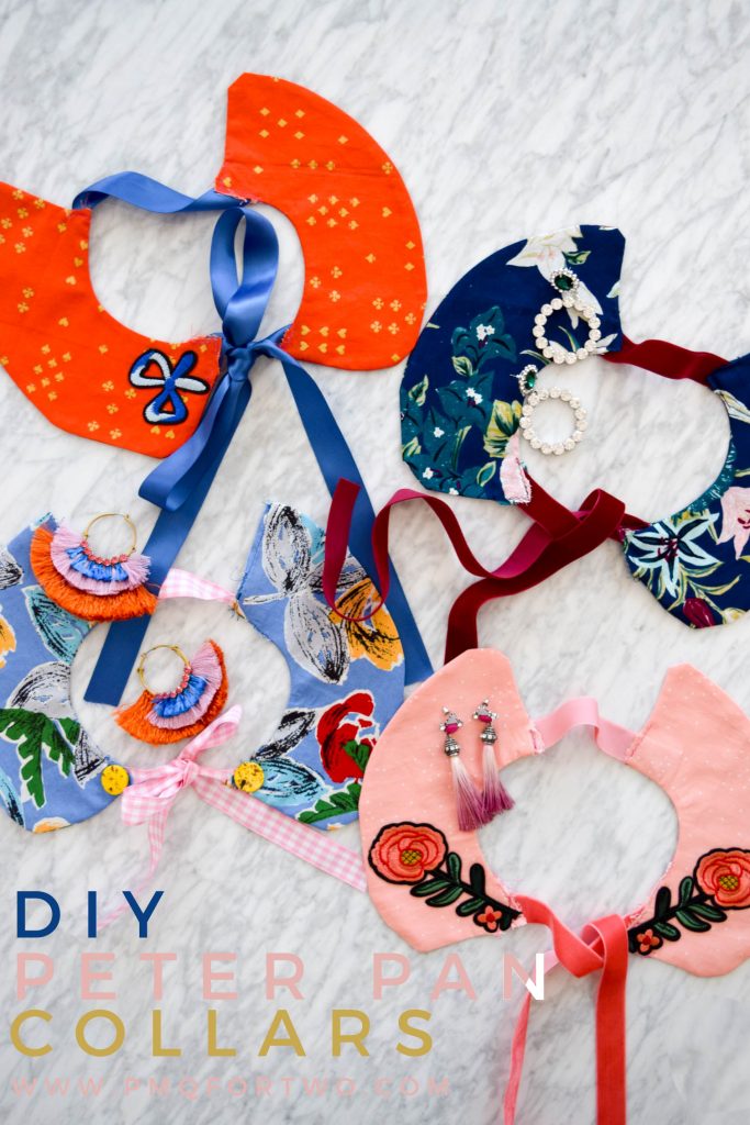 Whip-up some DIY Peter Pan Collars using your Cricut Maker in time for spring! Vibrant colours, bold patterns, lots of florals and a dash of whimsy - your wardrobe just got a colourful update.