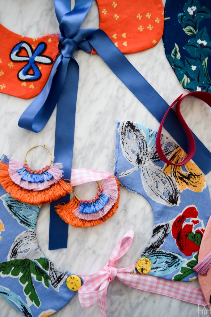 Whip-up some DIY Peter Pan Collars using your Cricut Maker in time for spring! Vibrant colours, bold patterns, lots of florals and a dash of whimsy - your wardrobe just got a colourful update.