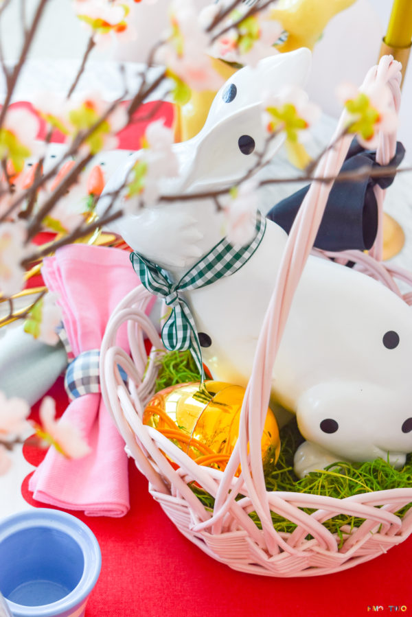 Kate Spade Inspired Easter Tablescape