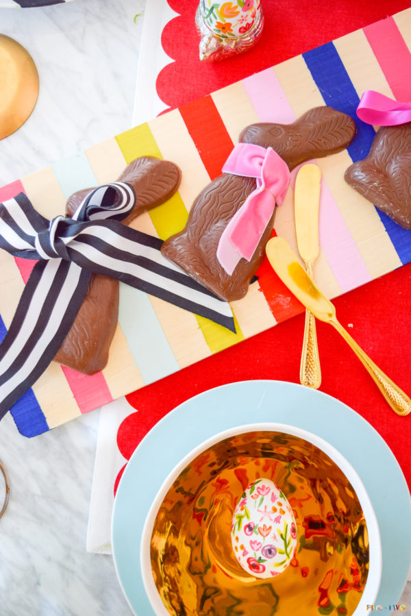 Kate Spade Inspired Easter Tablescape
