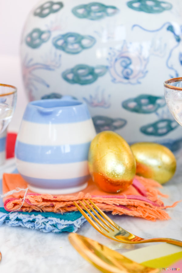Kate Spade Inspired Easter Tablescape