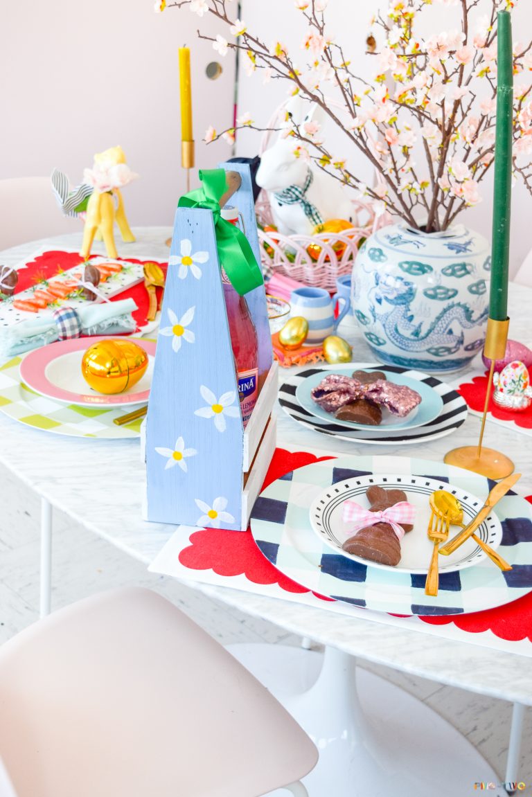 Kate Spade Inspired Easter Tablescape
