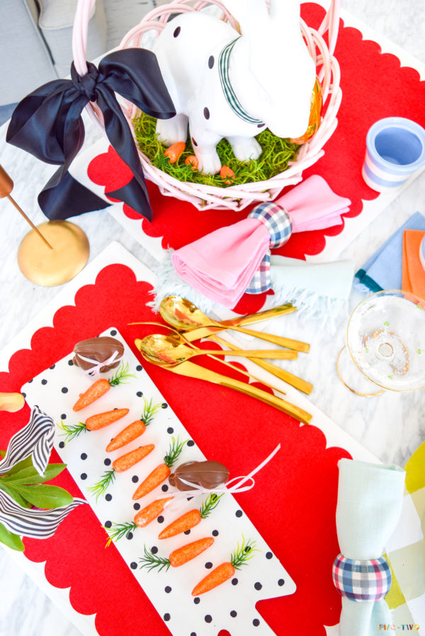 Kate Spade Inspired Easter Tablescape