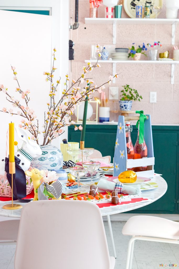 Kate Spade Inspired Easter Tablescape