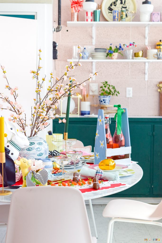 Kate Spade Inspired Easter Tablescape