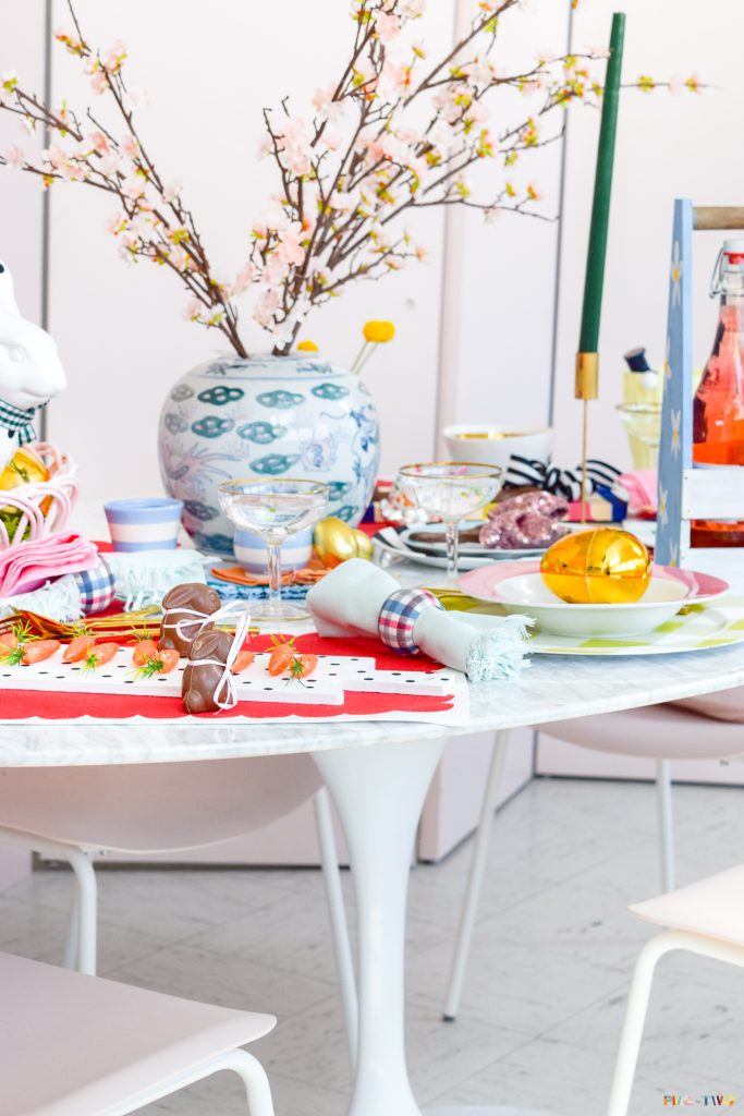 Kate Spade Inspired Easter Tablescape
