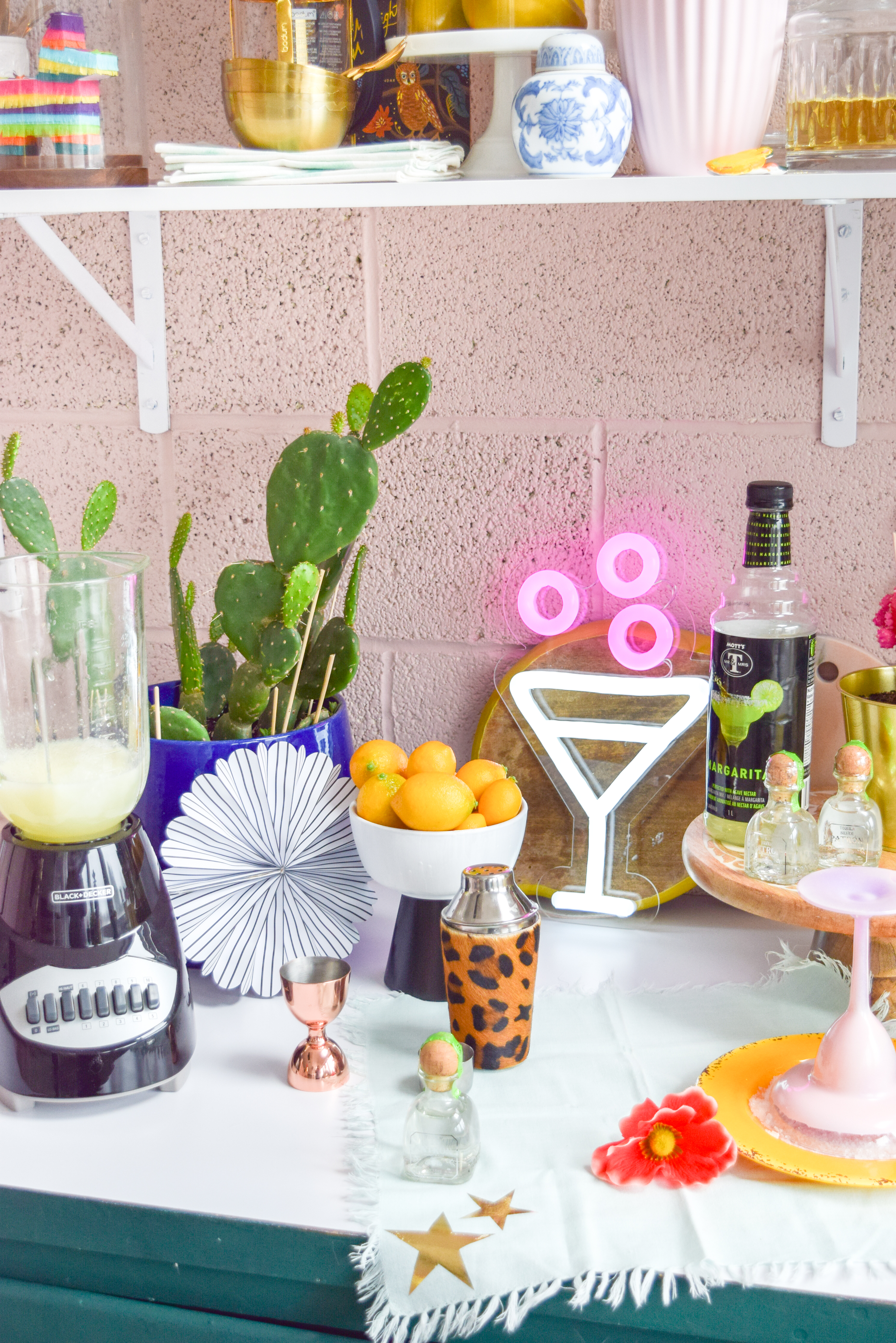 A Cinco de Mayo Party - from start to finish - to help you get the party started! Come see what I made and bought, for this colourful fiesta. Hint: lots of mini pinatas, colourful paper picado, and cocktails. Now, where's my margarita?