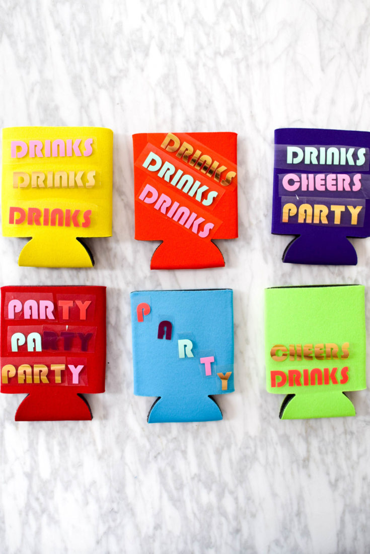 How To Make DIY Party Koozies