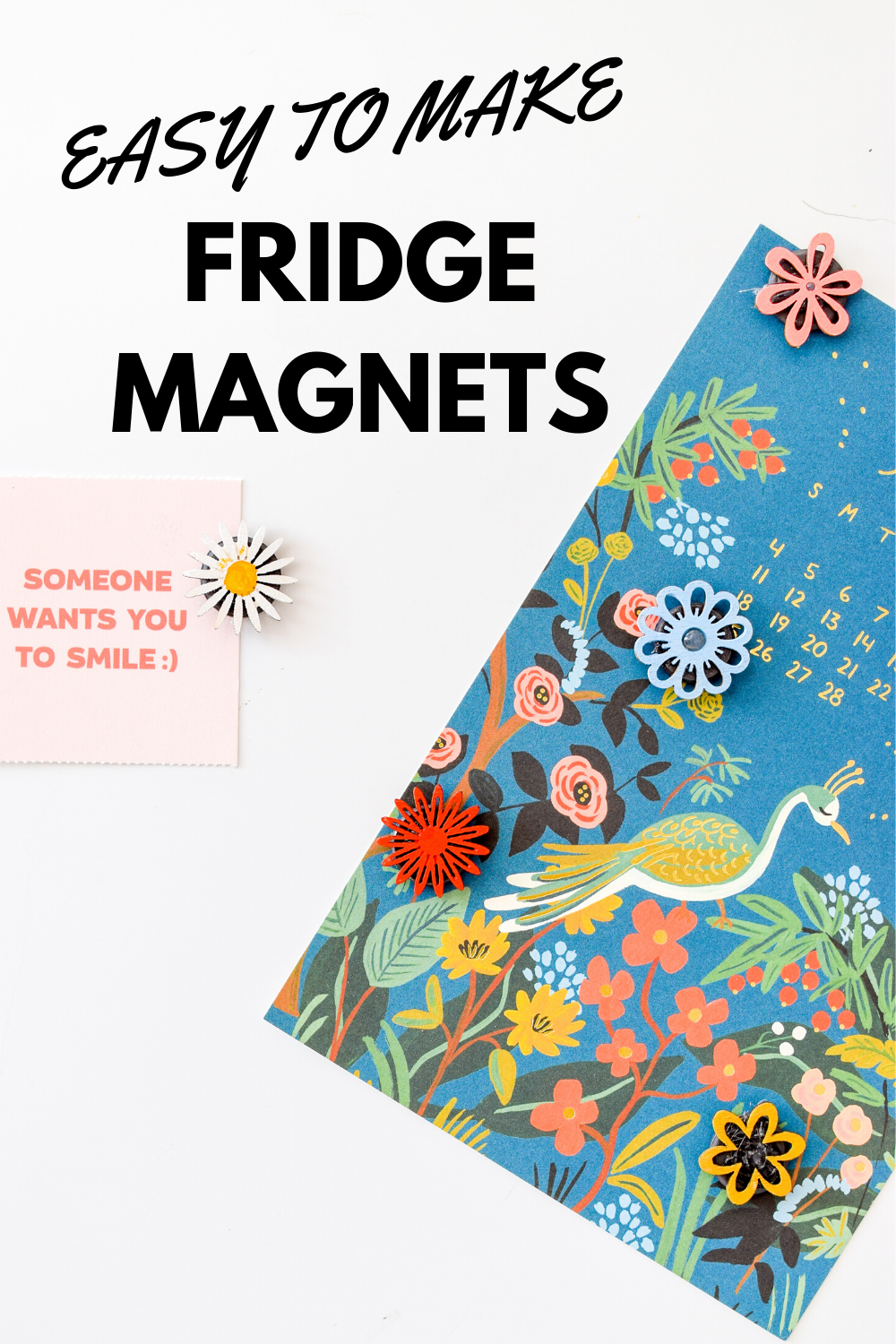 Easy DIY fridge magnets are all you need to bring some life to your fridge, and bring out the colours in your kitchen! Mix & match for perfect colours