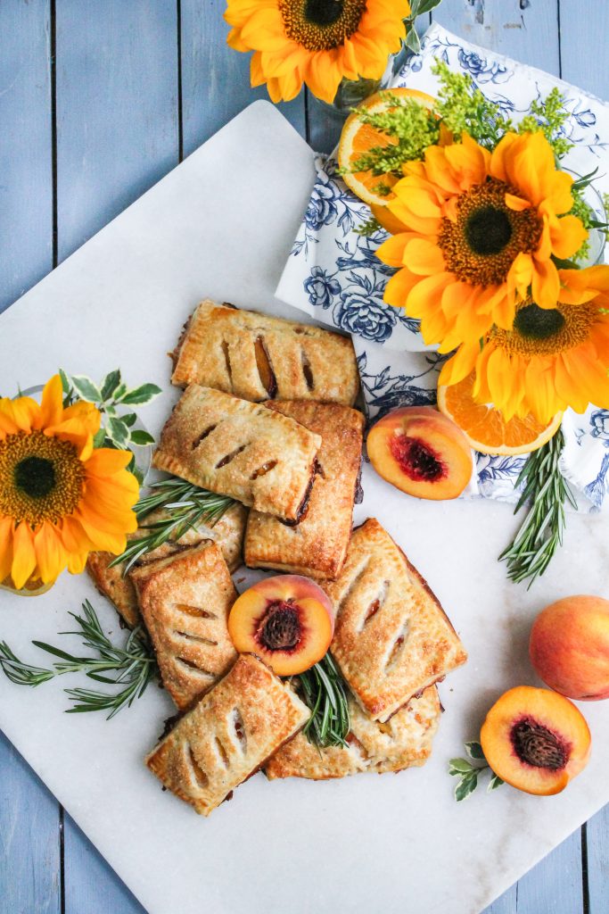 Rosemary Peach Harvest Pocket Pies