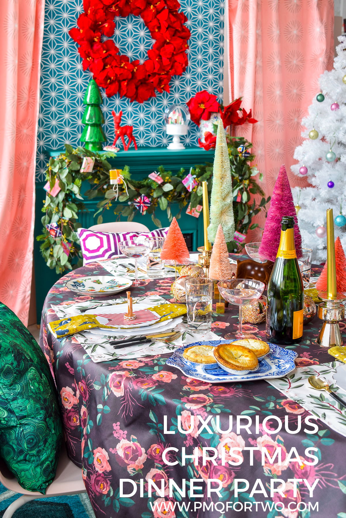 Hosting a Luxurious Christmas Dinner Party is as easy as pulling the right linens and patterns, and creating a warm and welcoming palette in your home. Come see what the heck I'm talking about, and grab my super secret source for all things hostessing!