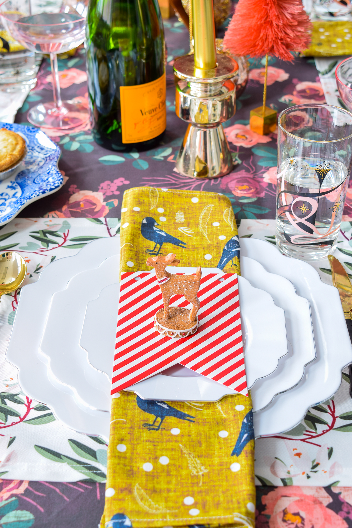 Hosting a Luxurious Christmas Dinner Party is as easy as pulling the right linens and patterns, and creating a warm and welcoming palette in your home. Come see what the heck I'm talking about, and grab my super secret source for all things hostessing!