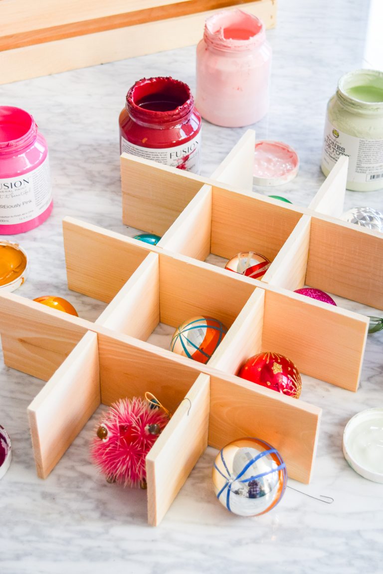 Easy Ornament Storage Crate • PMQ for two
