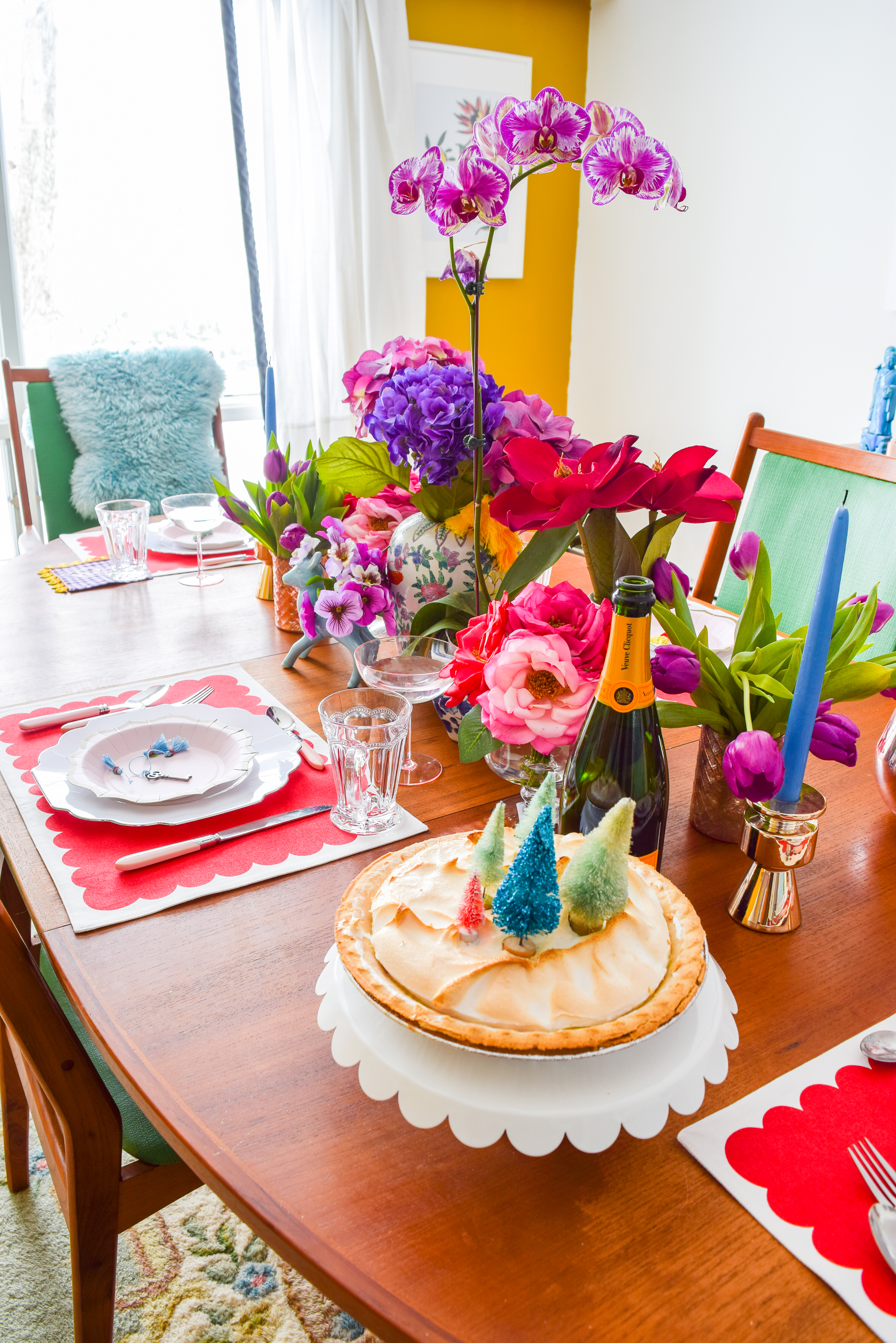 Celebrate the never ending winter with a Grand Budapest Hotel Party! Pinks, Purples and reds are all you need, and maybe some of those Mendl's boxes too.