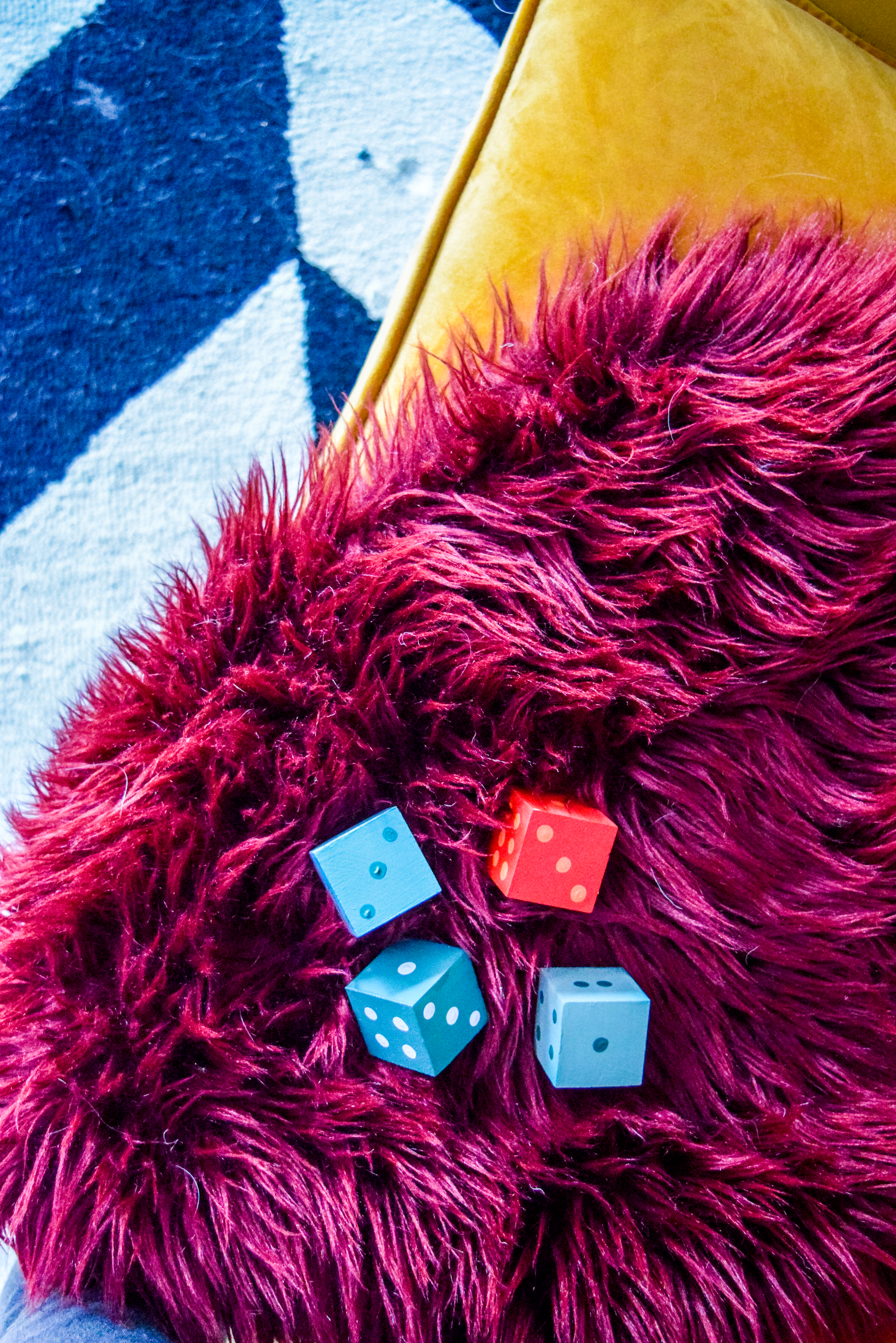 Shake my Painted Decorative Dice! Maybe lady luck will be on your side, with this cheeky tribute to your board game loving hearts. 