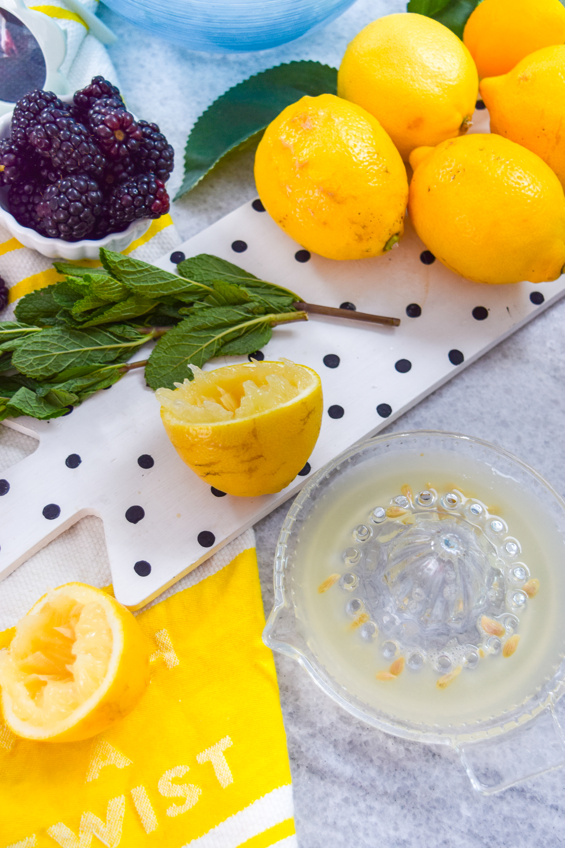 A cool and refreshing homemade blackberry mint lemonade is exactly what you need going into the weekend! or any cocktail hour for that matter. Grab the recipe! 