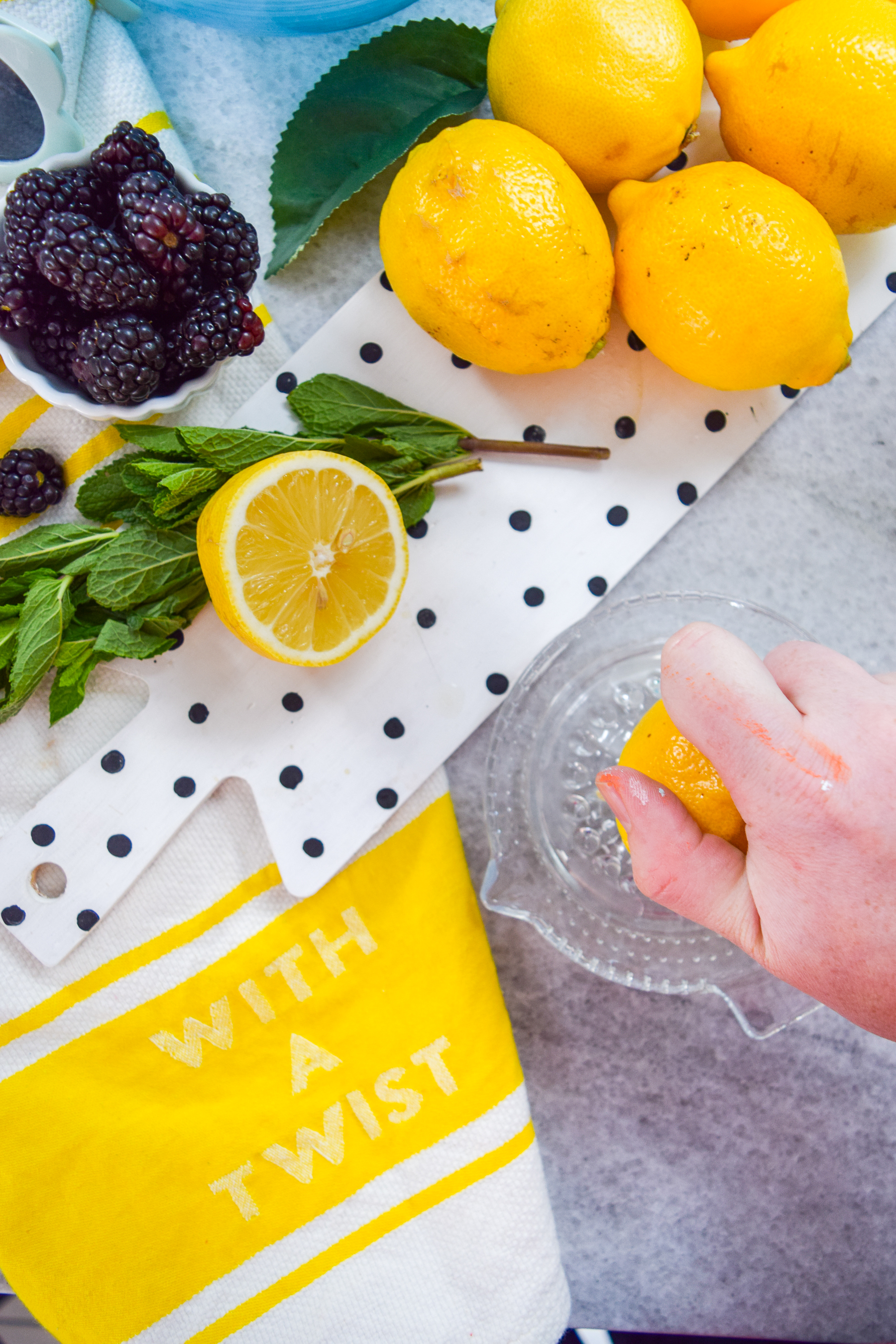 A cool and refreshing homemade blackberry mint lemonade is exactly what you need going into the weekend! or any cocktail hour for that matter. Grab the recipe! 