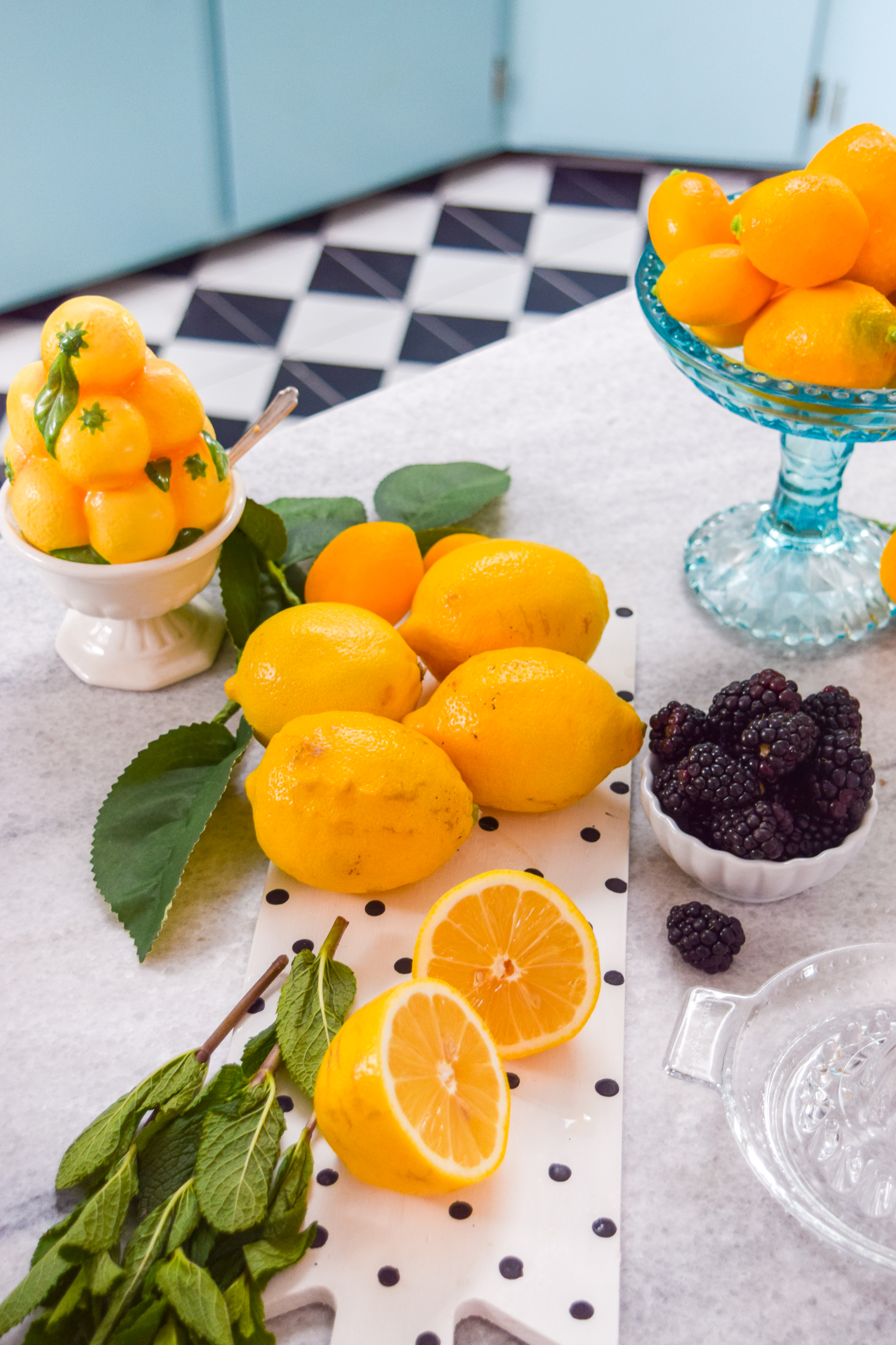 A cool and refreshing homemade blackberry mint lemonade is exactly what you need going into the weekend! or any cocktail hour for that matter. Grab the recipe! 