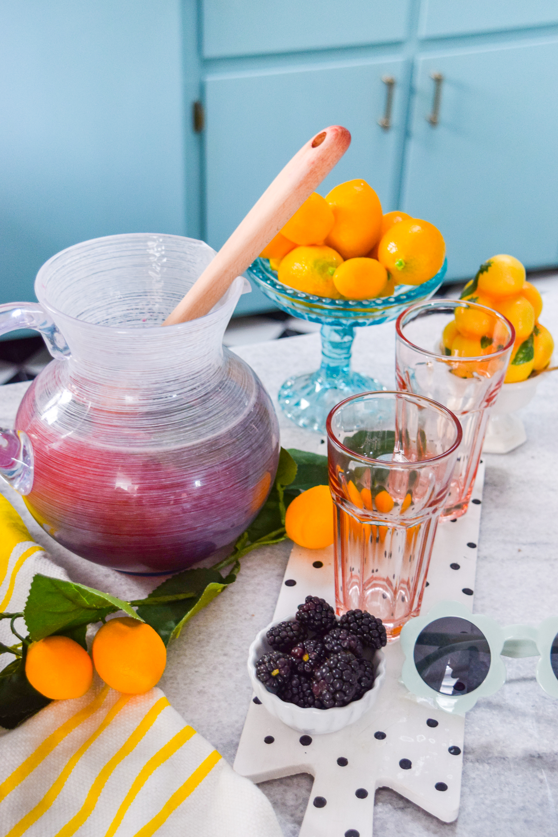 A cool and refreshing homemade blackberry mint lemonade is exactly what you need going into the weekend! or any cocktail hour for that matter. Grab the recipe! 