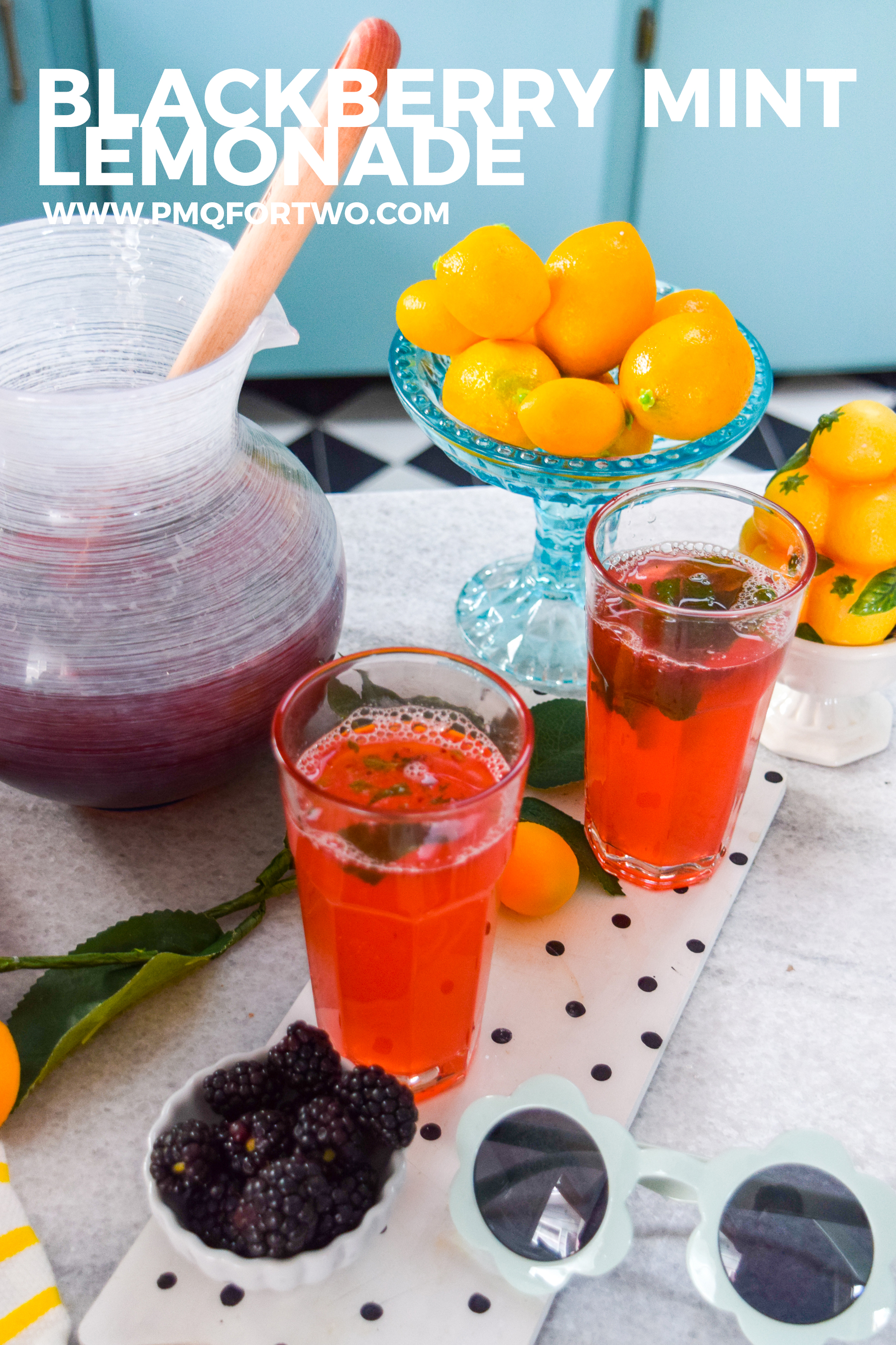 A cool and refreshing homemade blackberry mint lemonade is exactly what you need going into the weekend! or any cocktail hour for that matter. Grab the recipe! 