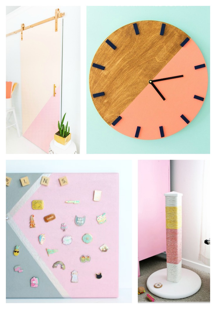 DIY Color Blocking Ideas For Home Decor