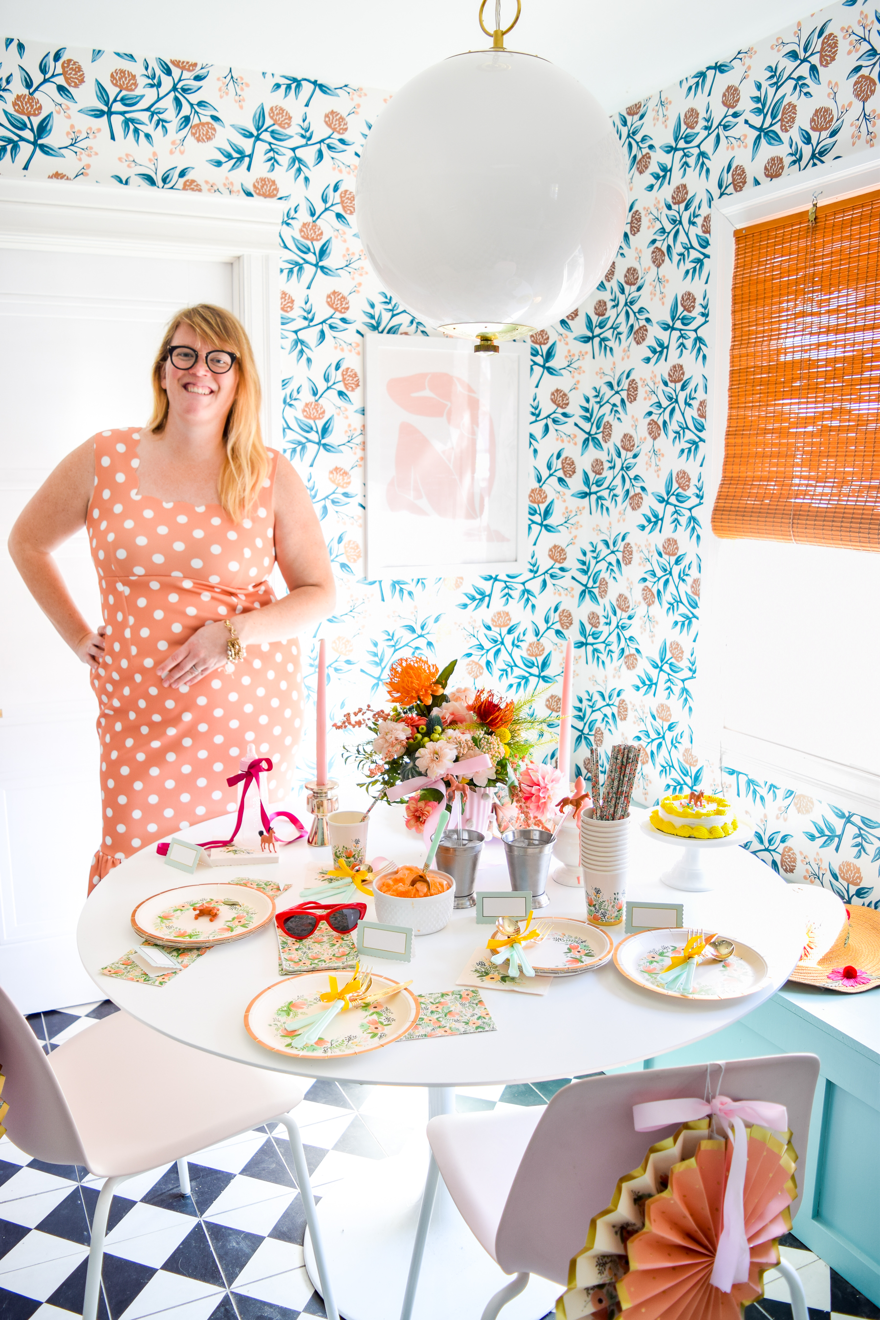 A Derby Day Baby Shower is the perfect way to celebrate a summer baby, and Rifle Paper Co's Wildflower party collection is what you need to things started.