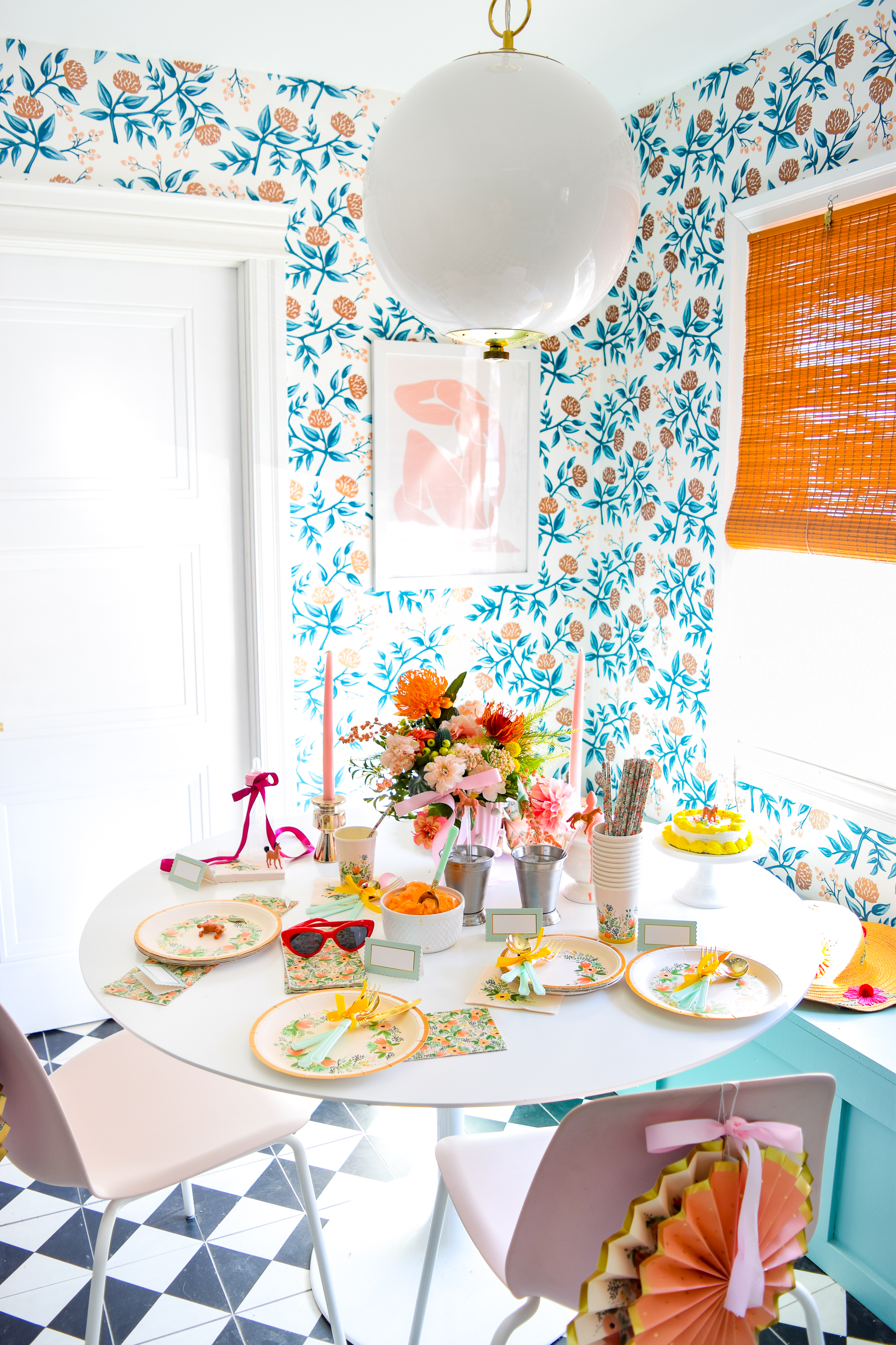 A Derby Day Baby Shower is the perfect way to celebrate a summer baby, and Rifle Paper Co's Wildflower party collection is what you need to things started.