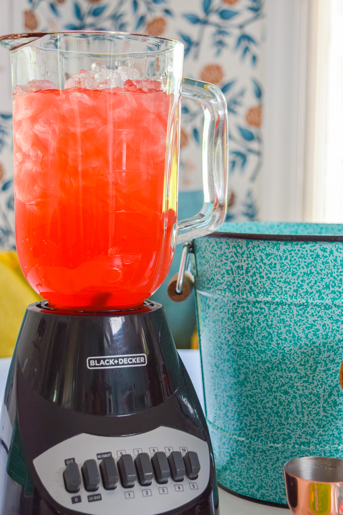 watermelon margaritas done two ways! With or without tequila, but absolutely with some fresh mint in a tiki cup. Stirring's cocktail mixers make it easy.