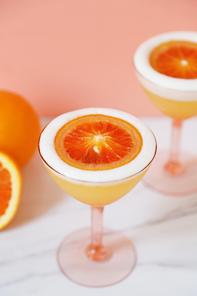 Cara Cara Mezcal Sour by Arsenic Lace Cara Cara Mezcal Sour by Arsenic Lace