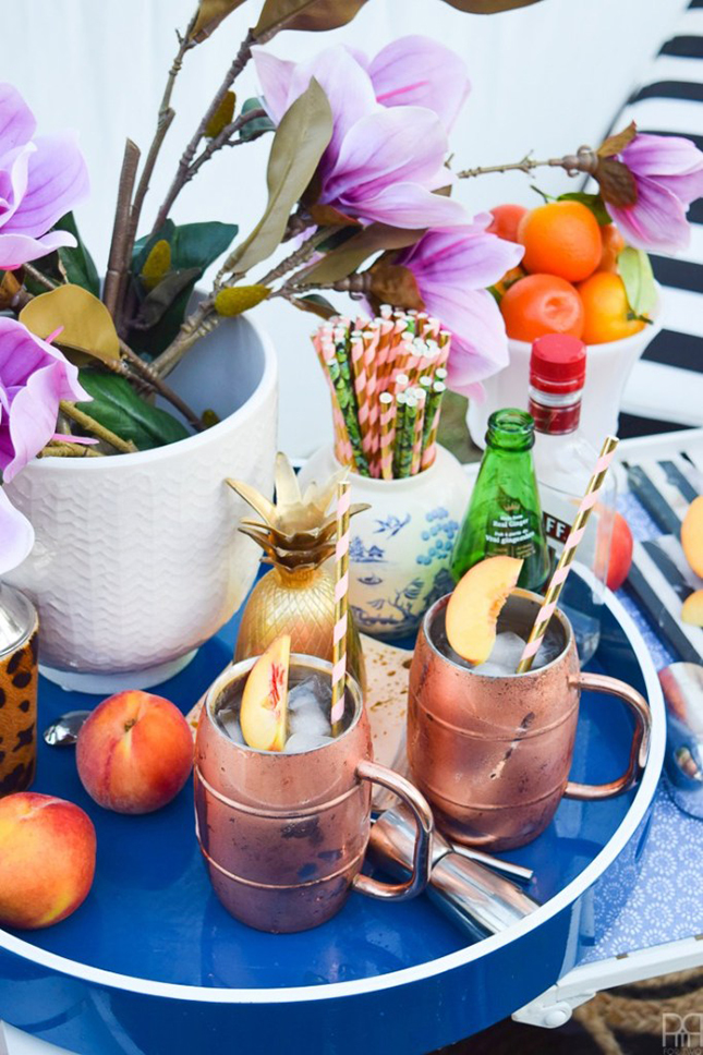 Peach & Honey Moscow Mule by PMQ for two Peach & Honey Moscow Mule by PMQ for two