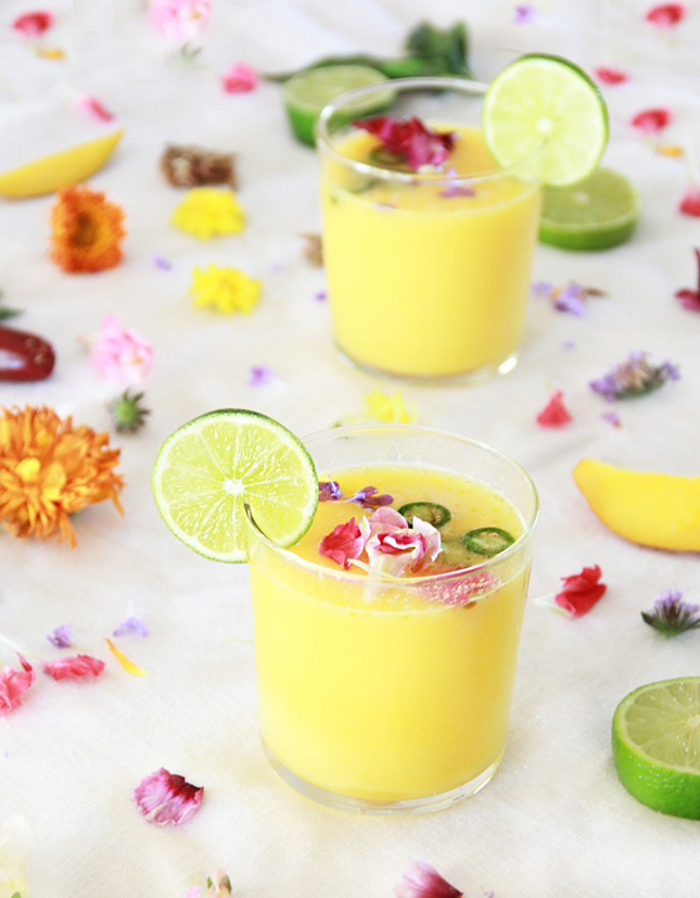 Mango Jalapeno Margarita by A Bubbly Life