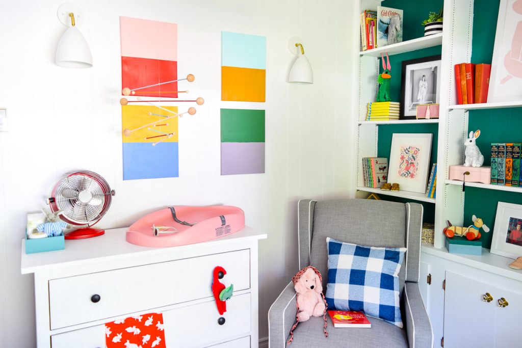 Colorful Baby Girl Nursery Reveal • PMQ for two