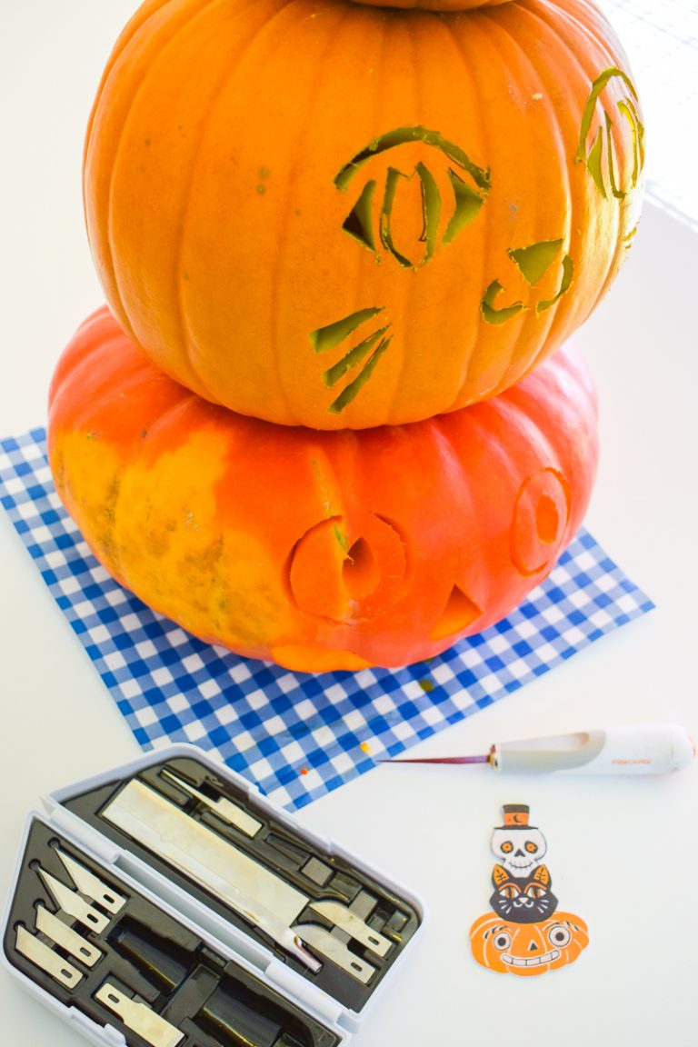 How to Make a Stacked Pumpkin Topiary • PMQ for two